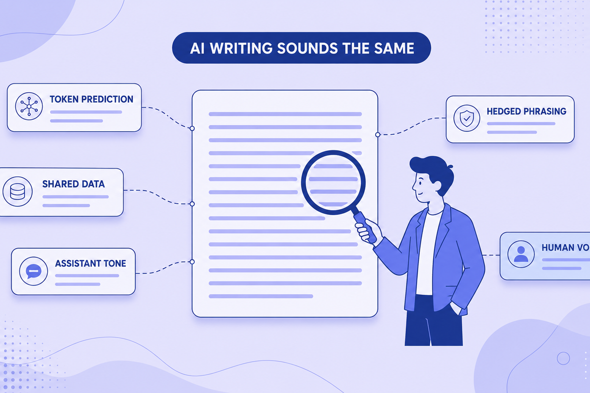 Why All AI Writing Sounds the Same (+ How to Fix It)